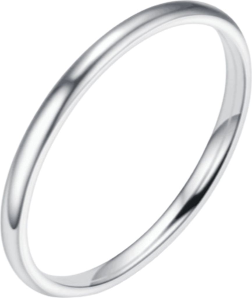 Fingerring, elegant, glatte Oberfläche, minimalistisch, schlichter Stil, dünner Stapelring für Geburtstag-Silber,US 12