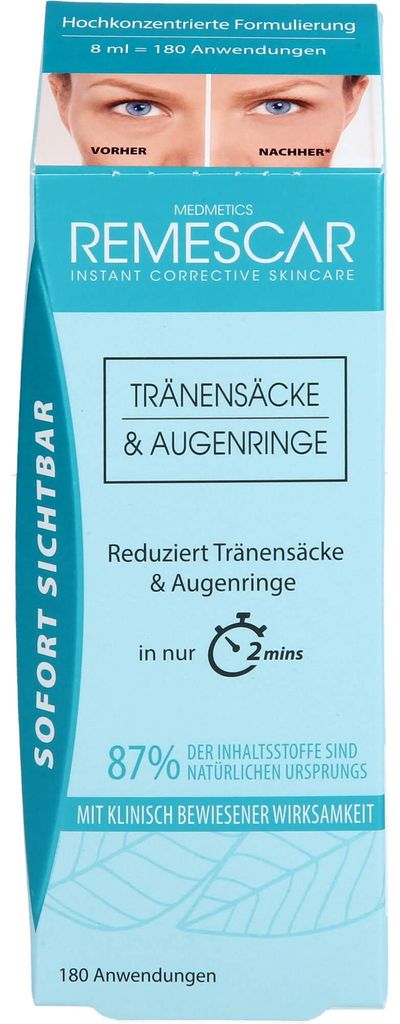 Remescar Creme reduziert Tränensäcke & Augenringe, 8 ml Produktbild 