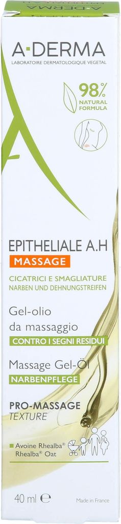 A-DERMA Epitheliale A.H. Massage Gel-Öl, 40 ml Gel