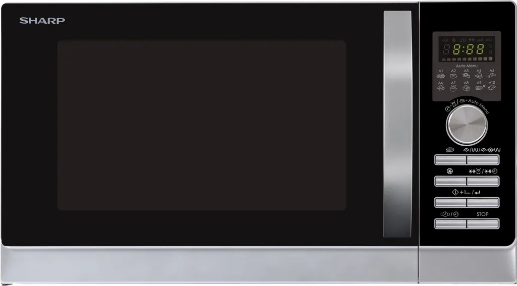 Micro-ondes Grill Sharp R843INW : Finis les Plats Mous en 900W et 25L