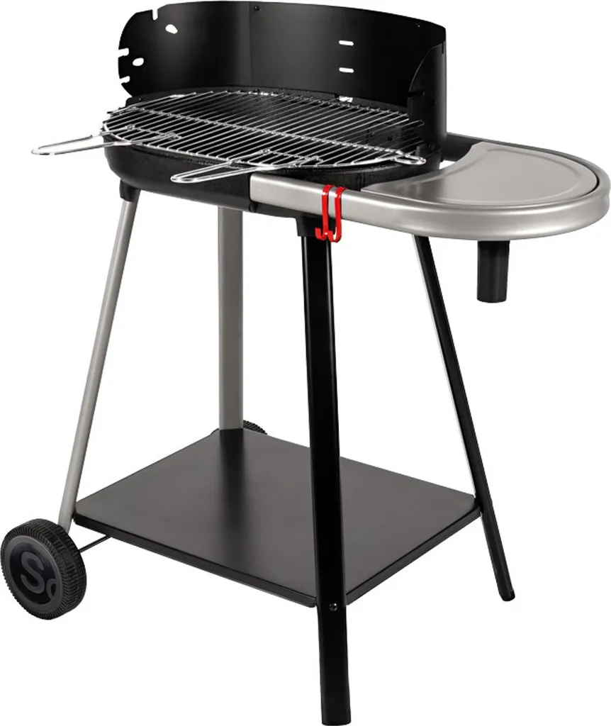 Barbecue à Charbon Vulcano 2000 Somagic avec Cuve Acier et Grille Pro