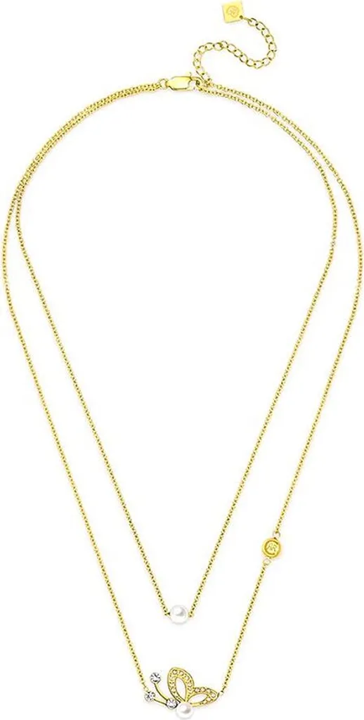 Collier Femme Cerruti 1881 Papilo Bijou Chic avec Pendentif Argenté