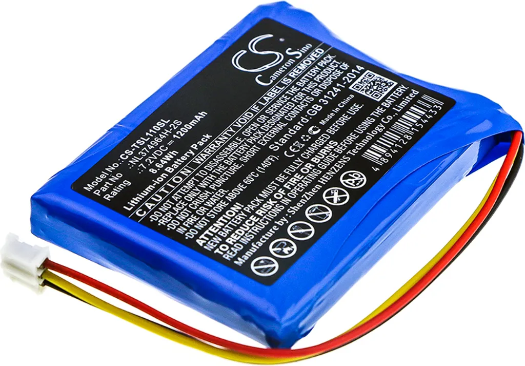 Soluzione Batteria Tosight TSEL-110 TSEL-2000 | Ricambio NL374964H-2S