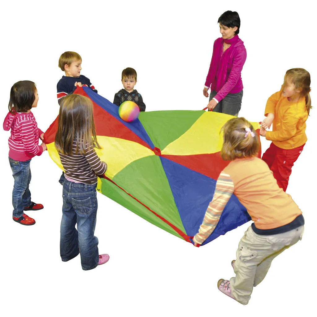 Toile de parachute éducative 3,60m pour animation enfants et jeux