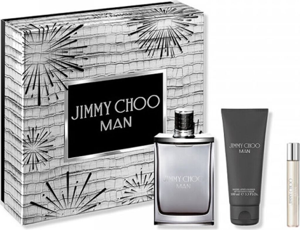 Jimmy Choo Man Eau De Toilette Spray 100ml Set 3 Artikel