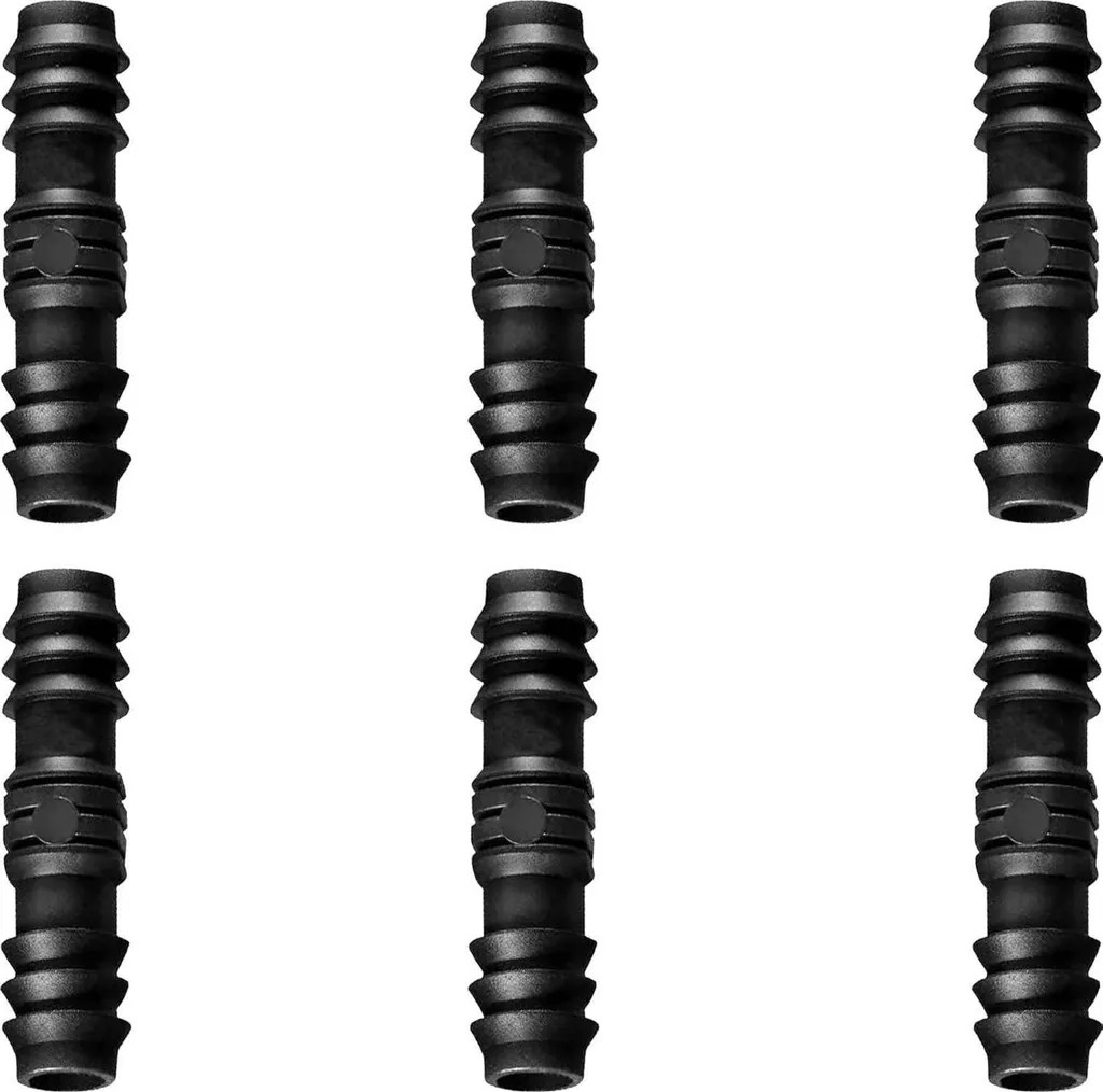 Connecteurs de tuyaux 16mm kit de 6 pièces 1/2 pouce pour jardinage