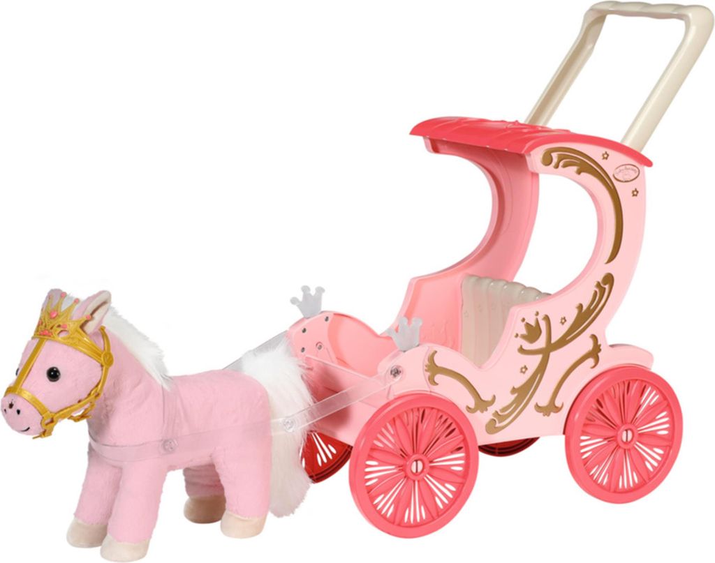 Puppenzubehör Little Sweet Kutsche & Pony Produktbild 