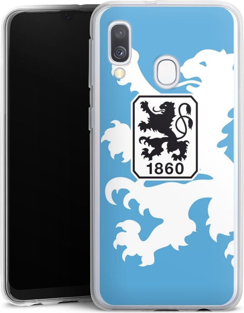 DeinDesign Handyhülle für Samsung Galaxy A40 Silikon Hülle Case Smartphone Schutzhülle Offizielles Lizenzprodukt TSV 1860 München Wappen