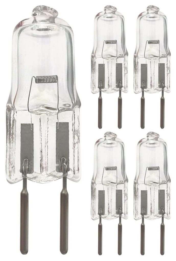 Modee GY6.35 Halogen Stecklampe 35W 580lm 2950K Warmweiß 12V Dimmbar 5 Stück
