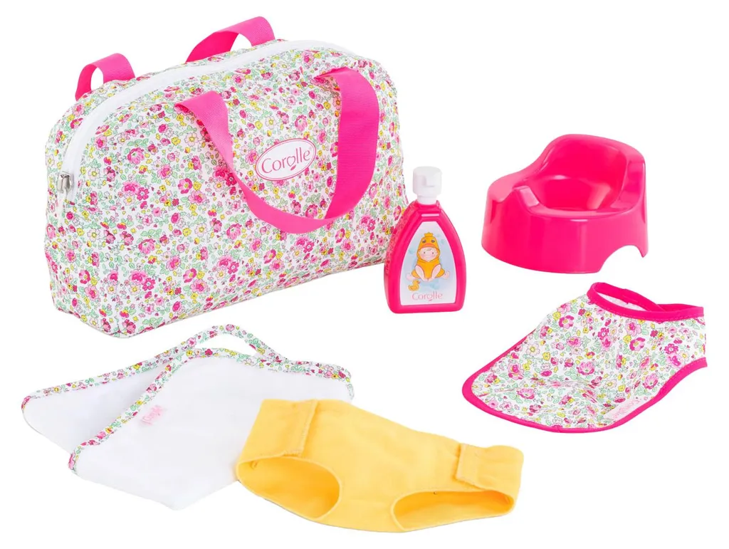 Corolle Accessoires pour poupées 7 pièces - Kit repas complet pour bébé