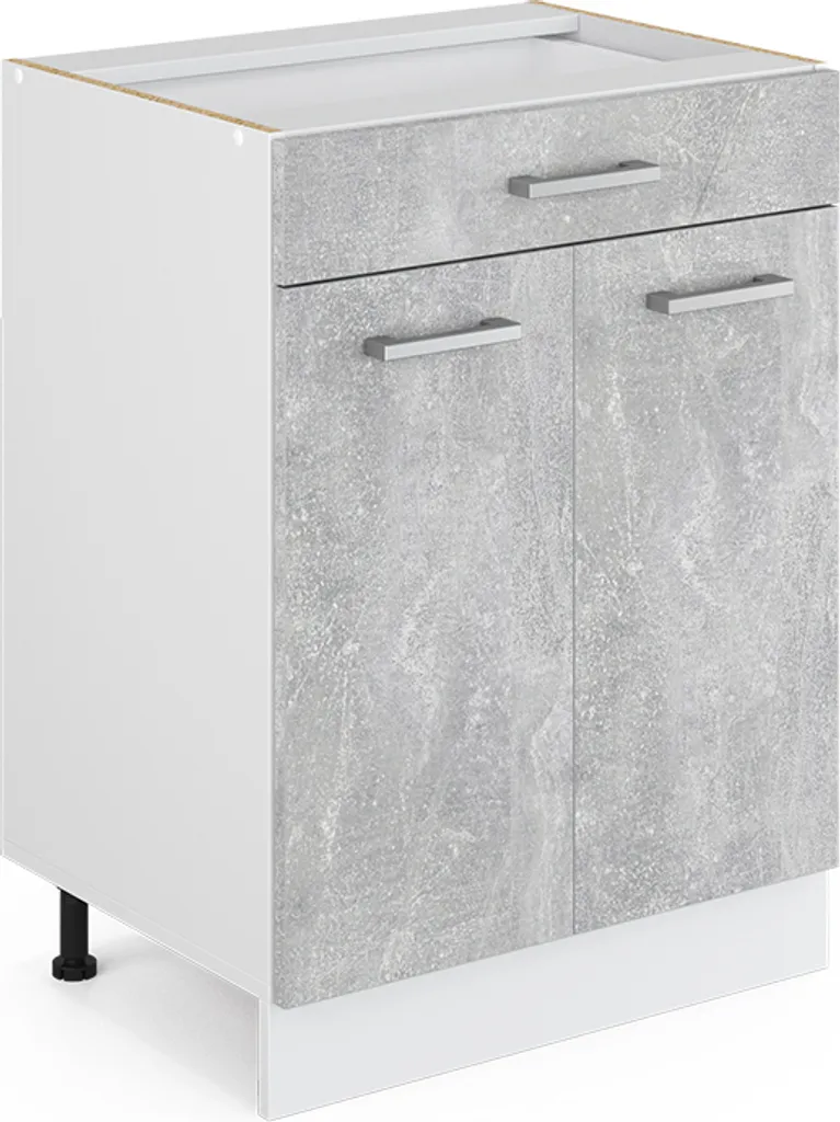 Mobiletto Cucina 3 Cassetti Vicco R-Line 60 cm Salvaspazio Moderno