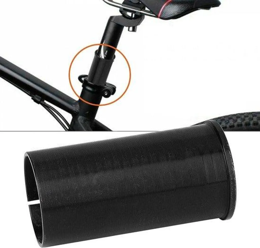 Réducteur de tige de selle vélo 27.2 mm vers 30.4 ou 30.8 mm coloris rouge