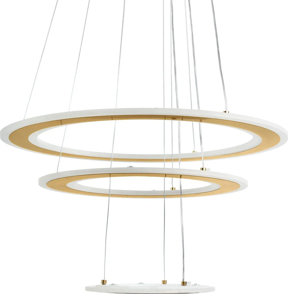 Suspension LED Moderne Or Brossé Toolight G041-3CP pour Salon Design - 3