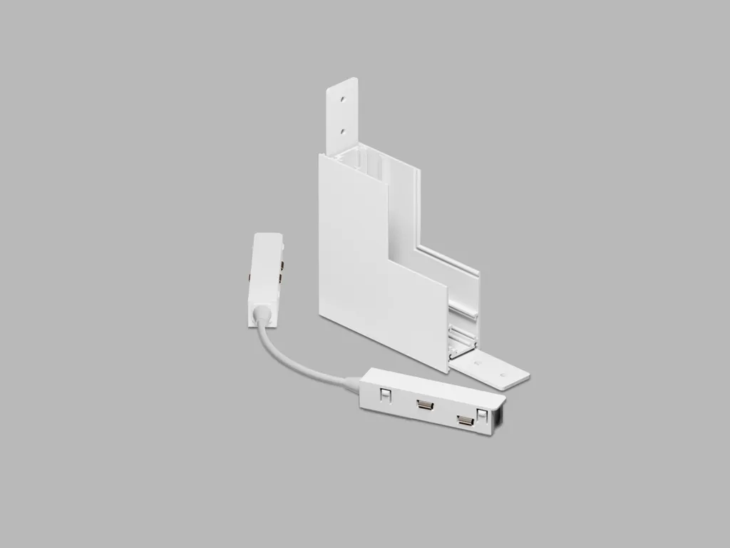 LED2 6093201 MAG CORNER-V Blanc - Profilé Angle W DALI pour Rail