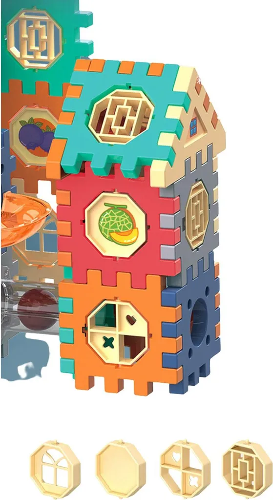 Circuit de Construction Éducatif 335 Pièces - Jeu STEM Interactif
