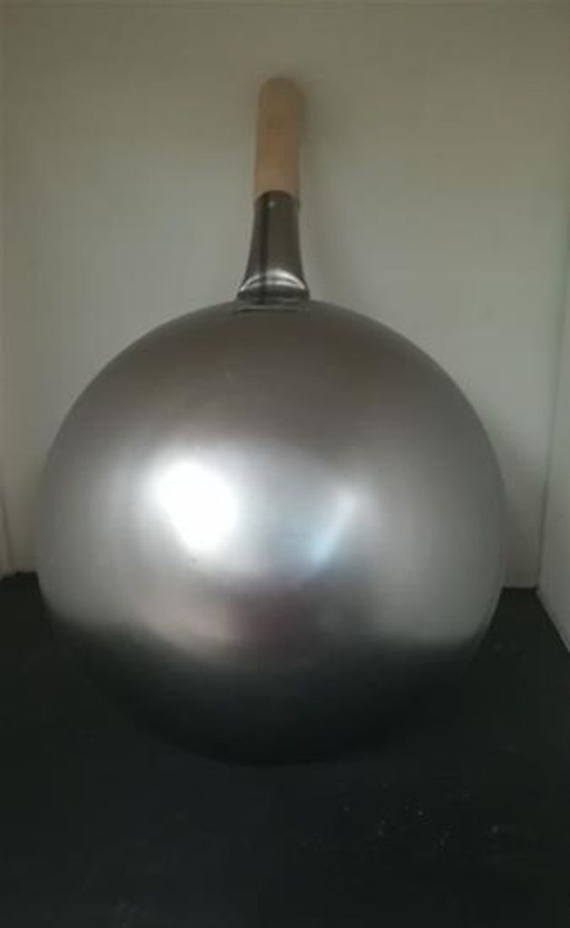 Wok stalowy 30 cm, spód zaokrąglony - Jade Temple Zdjęcie produktu 4