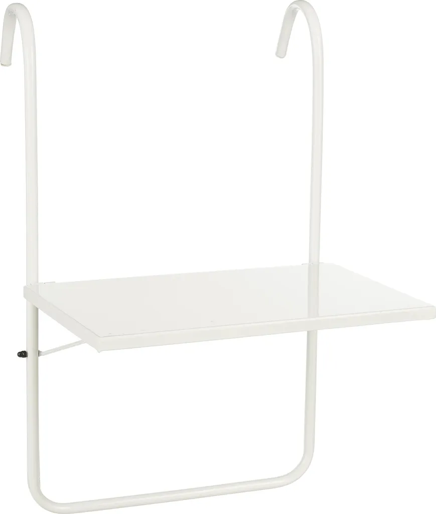 Table de balcon pliable et gain de place Mica Decorations en métal