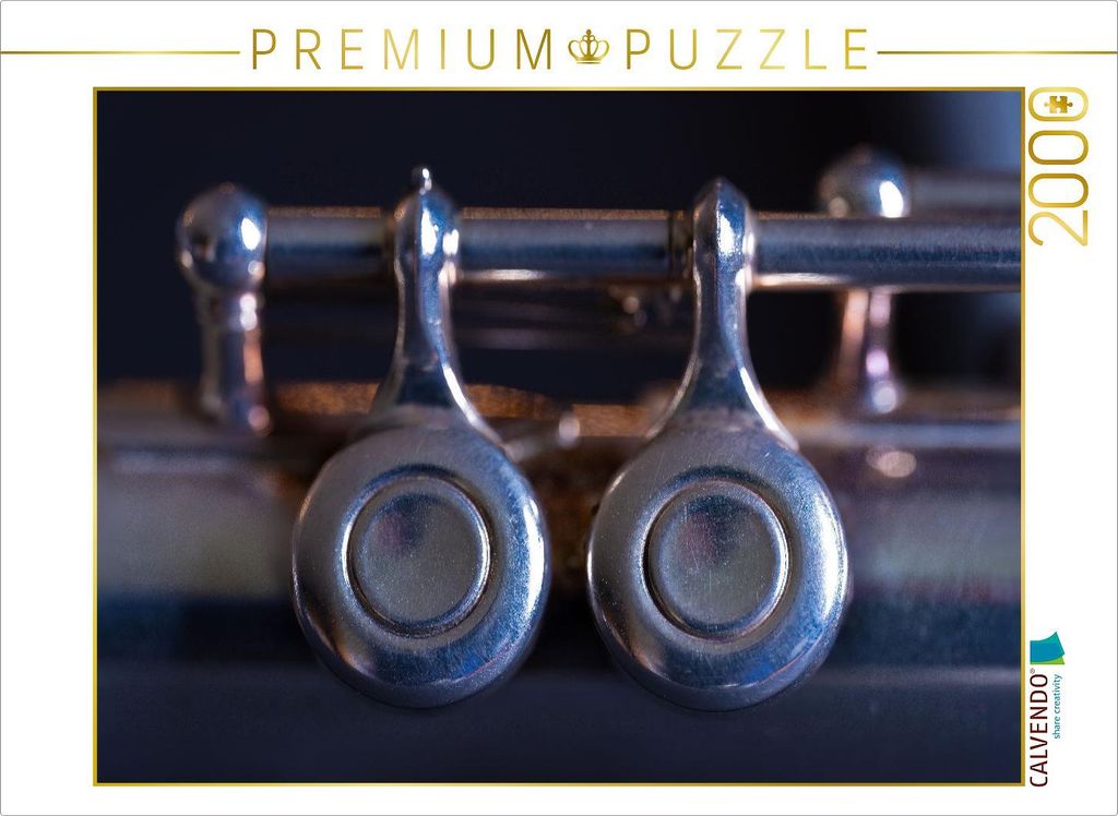 CALVENDO Puzzle Klappe einer Querflöte | 2000 Teile Lege-Größe 90x67cm Foto-Puzzle für glückliche Stunden