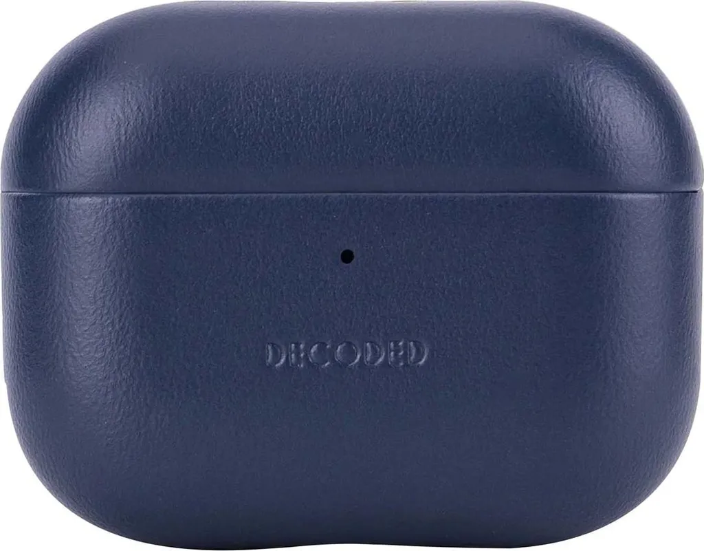 Accessoire AirPods Pro 3 : Étui Cuir Navy Idéal pour Voyage et Quotidien