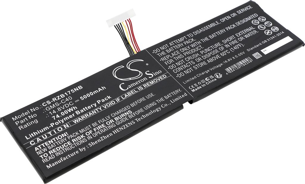 TECHTEK Laptop Akkus Kompatibel mit [Razer] Blade Pro 17, Blade Pro 17 INCH 2013, Blade Pro 17 INCH 2015, Blade Pro 2013, Blade Pro 2015, RZ09-009911