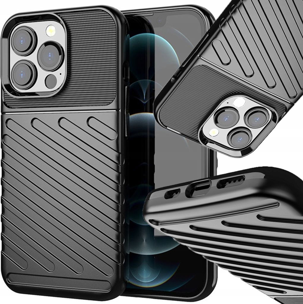 Puzdro Thunder Case Puzdro pre Iphone 13 Pro Black Obrázok produktu 