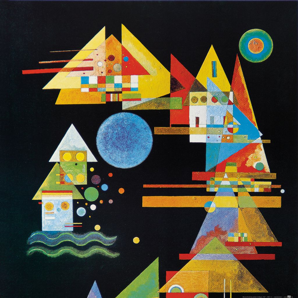 Wassily Kandinsky umělecký obraz - Krajka v mašli, 1927 (70 Obrázek produktu 
