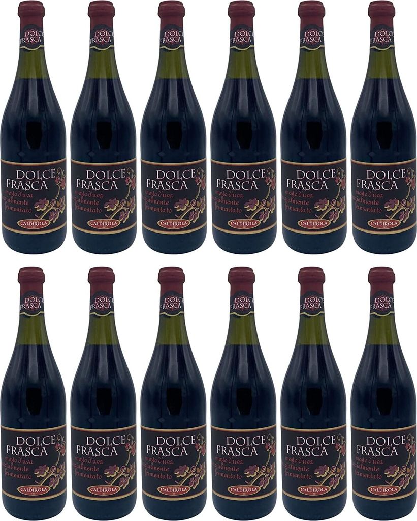 Dolce Frasca Rosso Caldirola 12x0,75l |Lieblicher Rotwein Produktbild