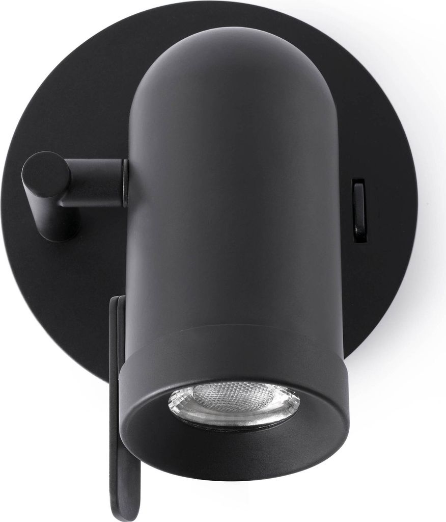 Faro 43521, Oberfläche, 1 Glühbirne(n), GU10, IP20, Schwarz