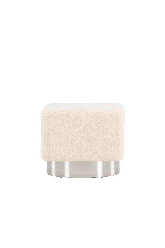 Pouf Bianco Newton Venture Home: Prezzo Offerta e Spedizione Rapida