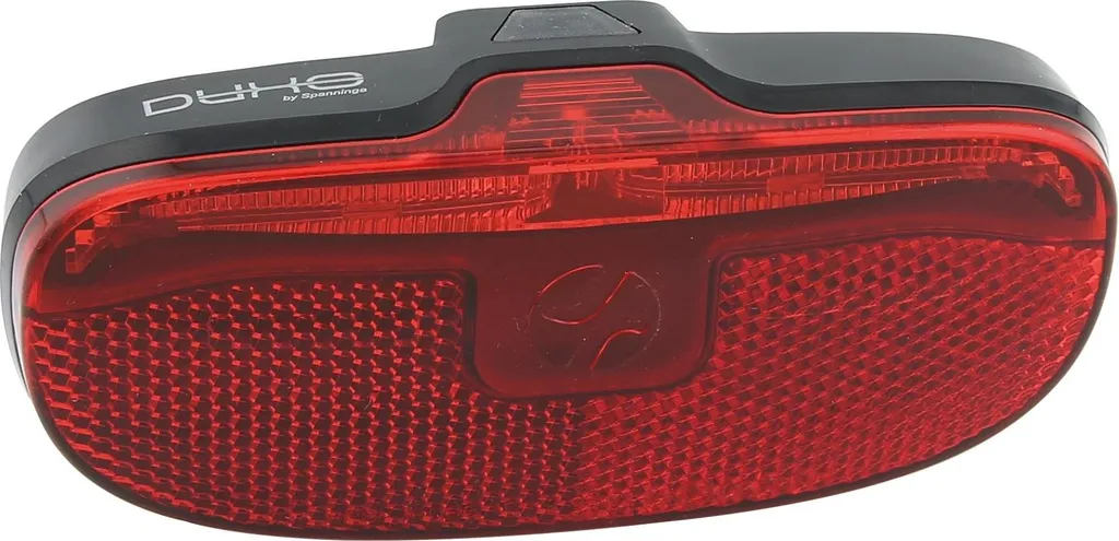 Feu arrière LED Spanninga Duxo XB noir pour vélo de ville en lot de 25