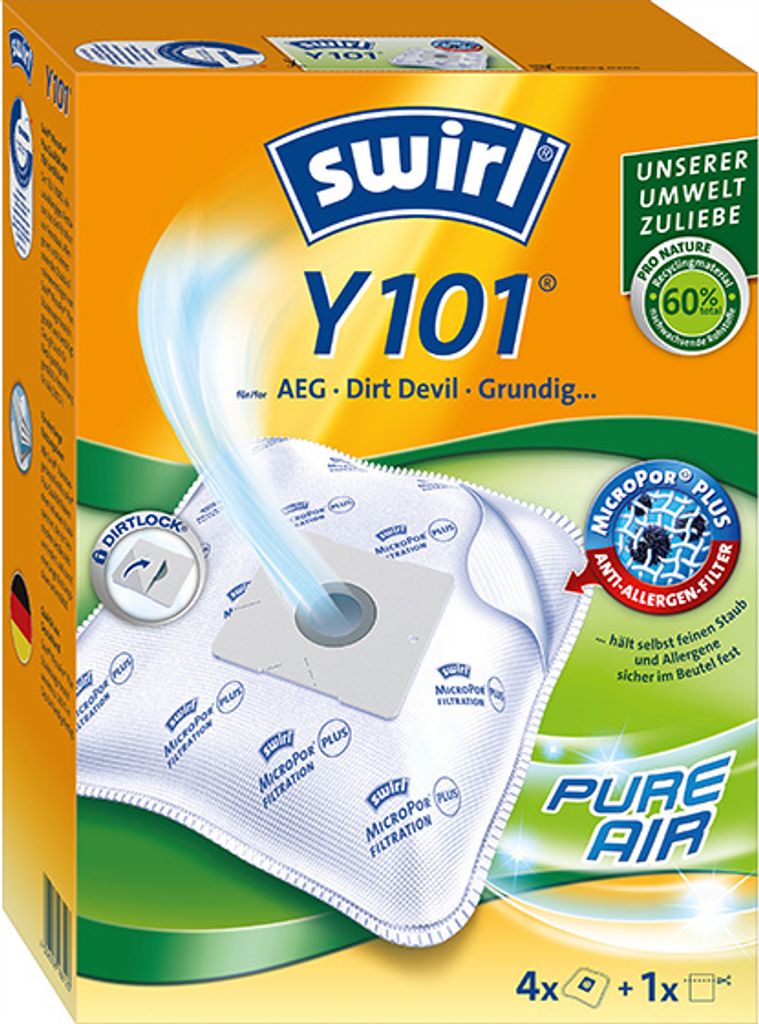 Swirl 188123, Vrecko na prach, Biela, 166 mm, 72 mm, 231 Obrázok produktu 