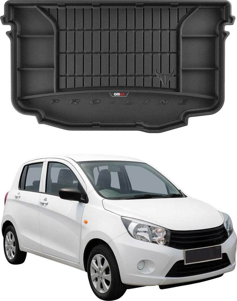 OMAC Gummi Kofferraumwanne für Suzuki Celerio 2014-2019 TPE Laderaumwanne