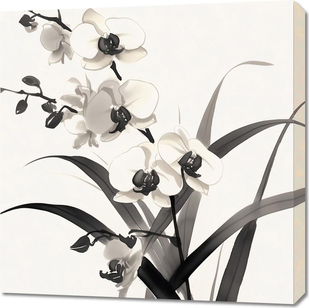 Bild 70x70cm Orchidee