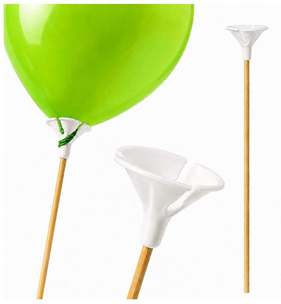 Bâtonnets pour ballons en bambou, paquet de 100 pièces Image du produit 