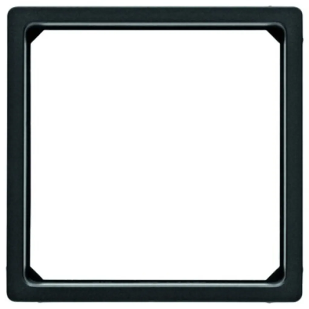 Installer plaque 50x50 sur Berker Q.1 Q.3 avec anneau 11096076 anthracite