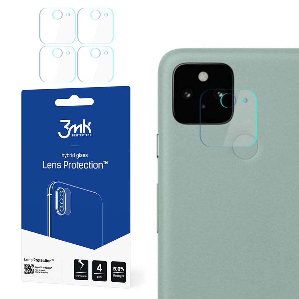 3mk Hybridglas Lens Protection für Google Pixel 5 5G Kamera Produktbild 