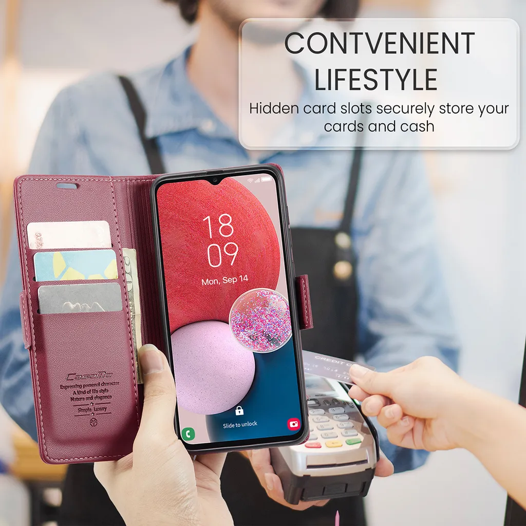 ChoosEU Cover per Sasung Galaxy A13 4G Custodia in Pelle Portafoglio
