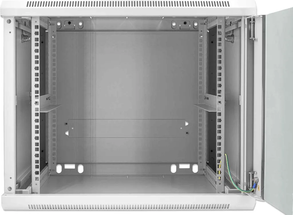 Coffret Réseau 9U 600x600 pour Bureau - Solution de Stockage Murale - 6