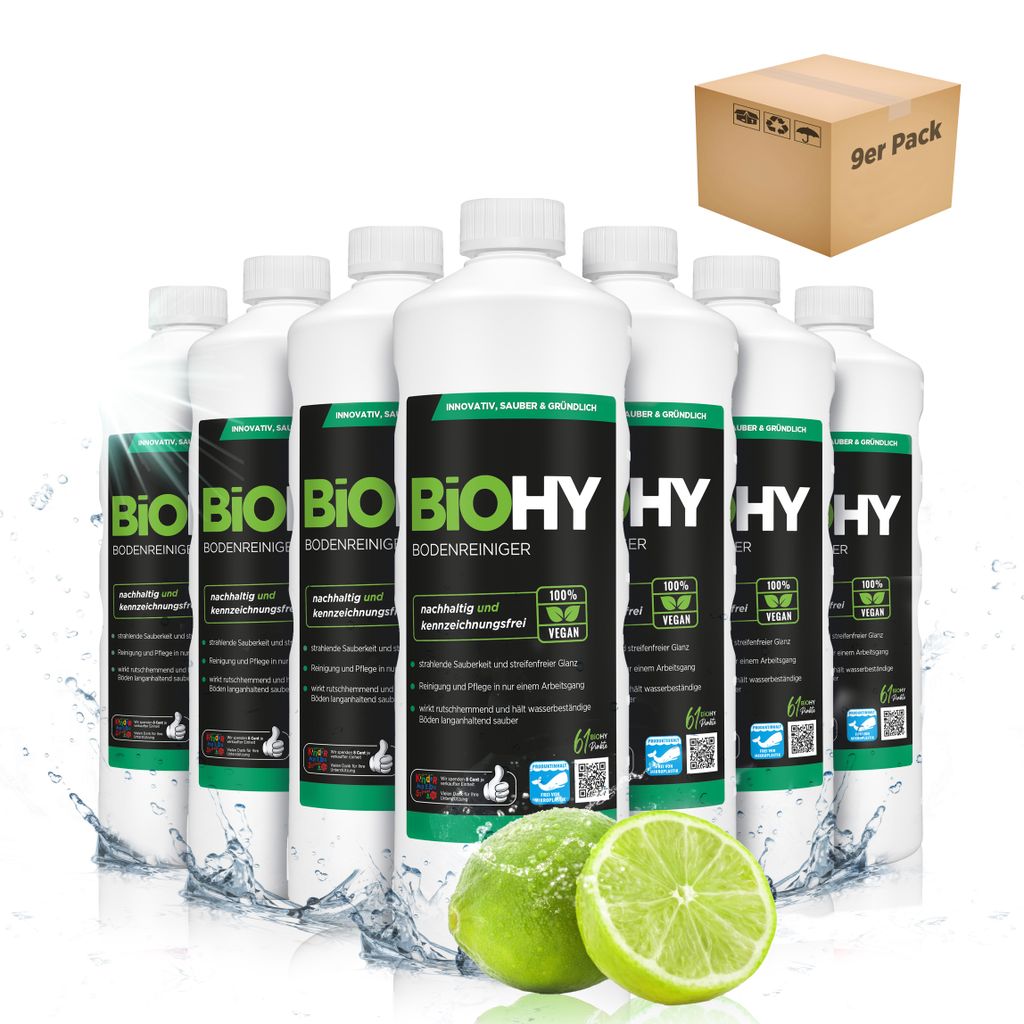 BiOHY Bodenreiniger für Wischroboter mit Orangenduft,  Produktbild 