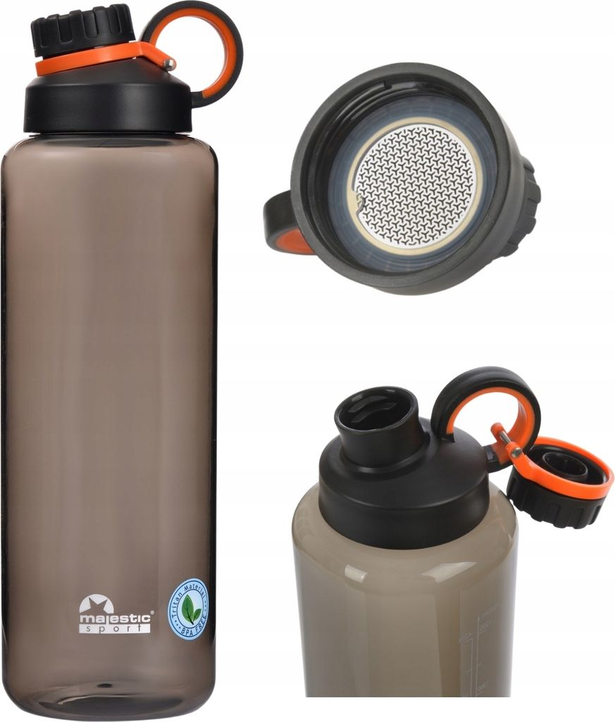 Wasserflasche Bidon Tritan Bpa Frei Majestic Sport 1.5L Anti-Slip