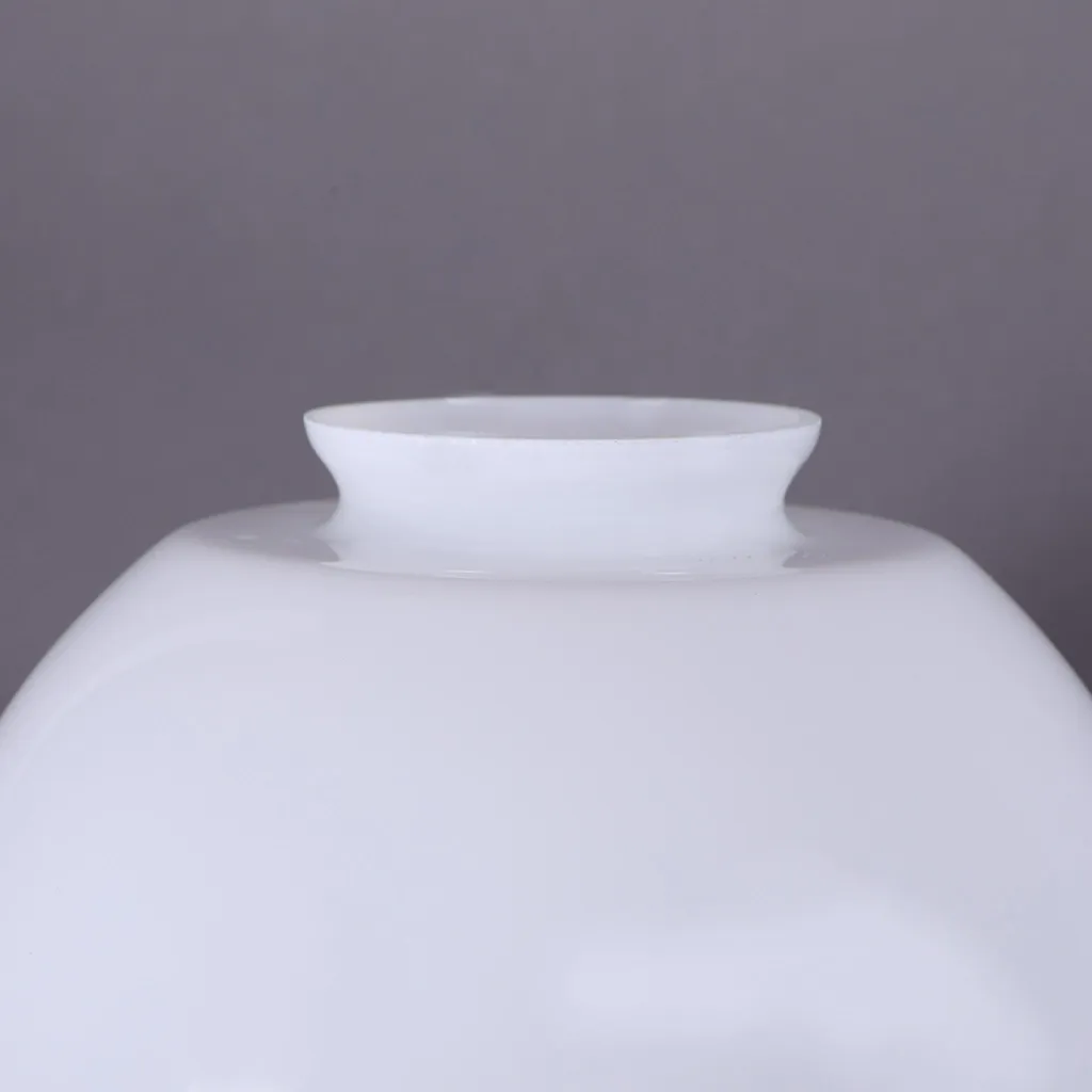 Verre de lampe rond Ø200mm blanc mat - Diffuseur opale haute qualité