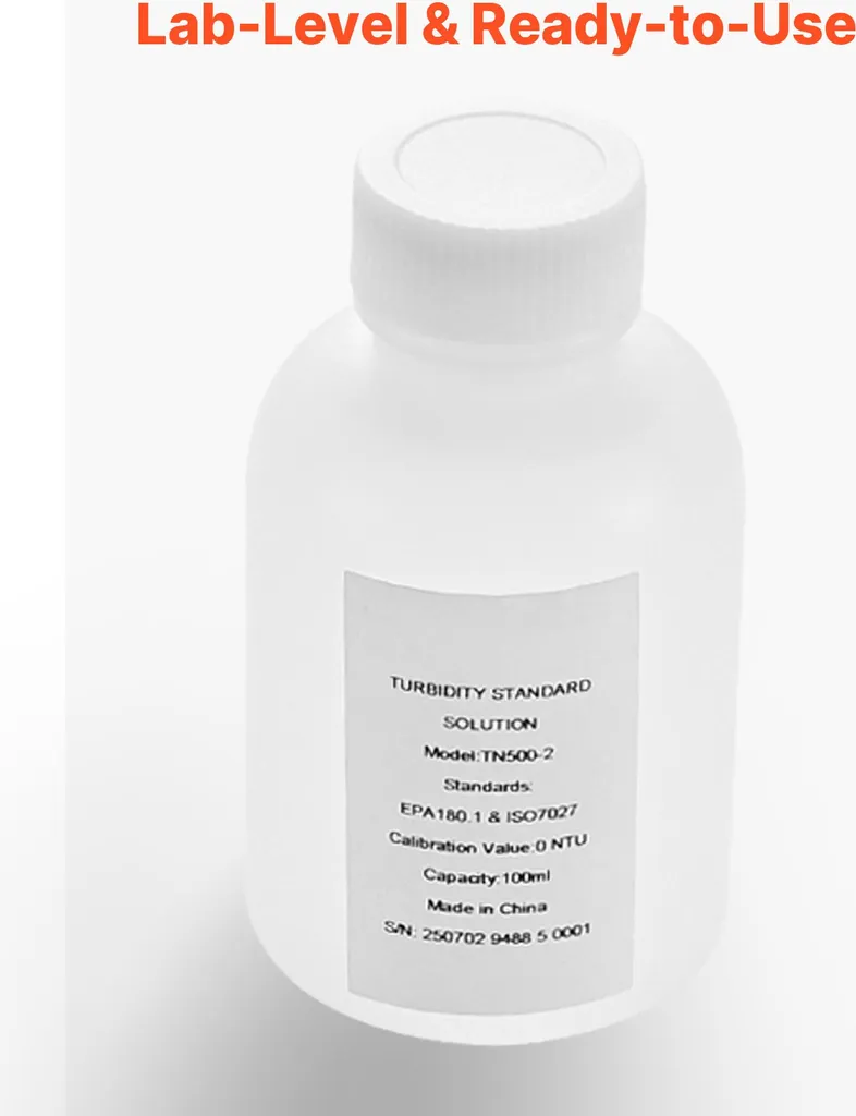 Solution Étalonnage Capteur Turbidité 0 NTU pour Contrôle Qualité de l'Eau - 6