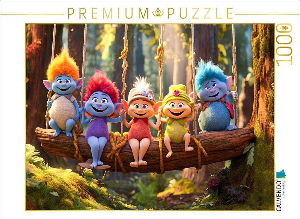 CALVENDO Puzzle ... wir schaukeln | 1000 Teile Lege-Größe Produktbild 
