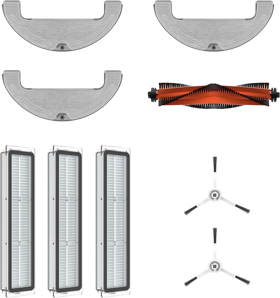 Dreame Original Robot Vacuum Cleaner Accessory Set for D10 Plus,Reinigungszubehör Multipack,Einfacher Austausch für eine verbesserte Reinigungswi...