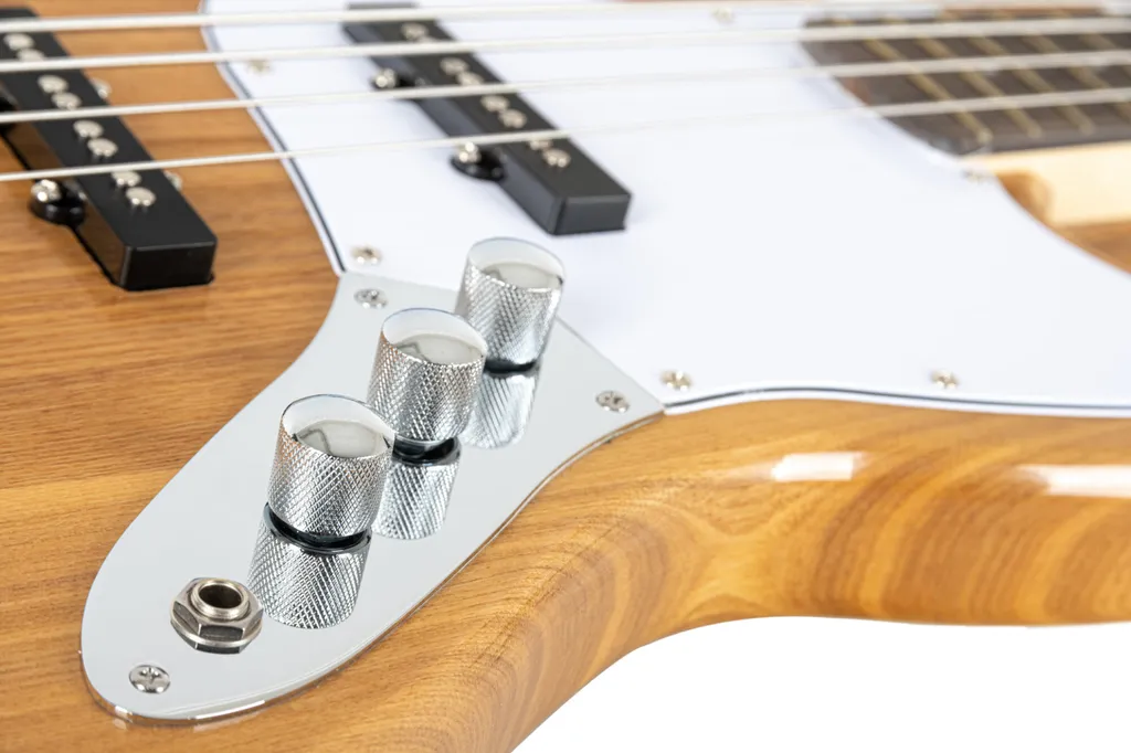 Basse Rocktile Pro JB-30PR finition Ashwood avec micros Single-Coil - 7