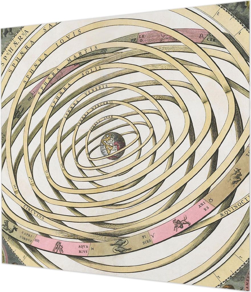 Wandtapete - Dekorative Tapete für Wohnzimmer - Tapetenfolie für Wanddekoration - 250x250 cm - Kosmische Spirale