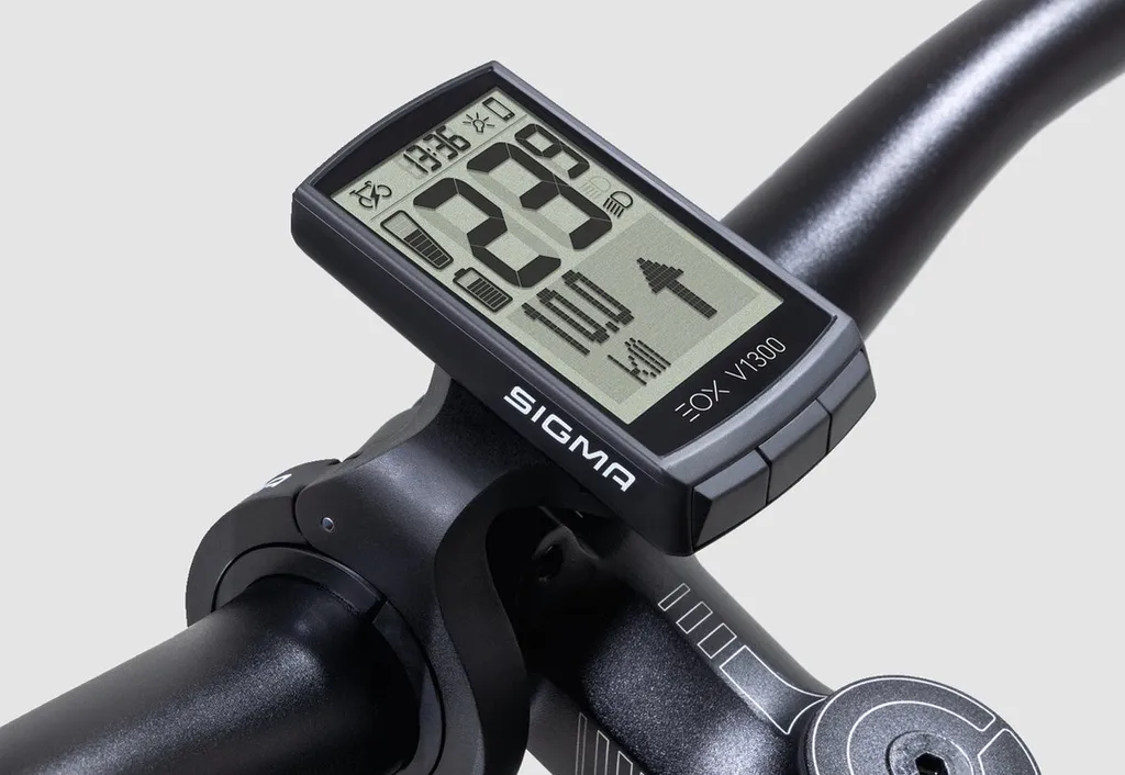 Écran VAE lisible : Sigma EOX View 1300 Compteur de vitesse e-bike - 12