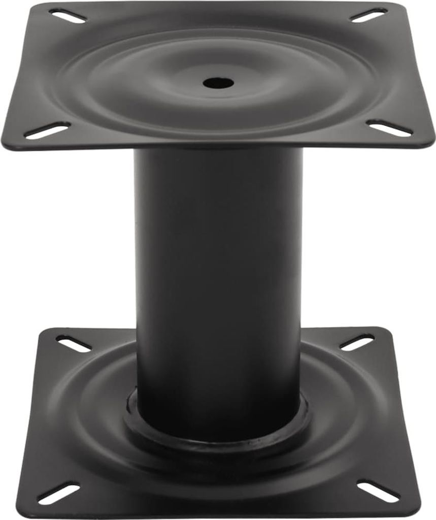 vidaXL Stuhlfuß für Bootssitz Schwarz 18 cm Stahl Produktbild 