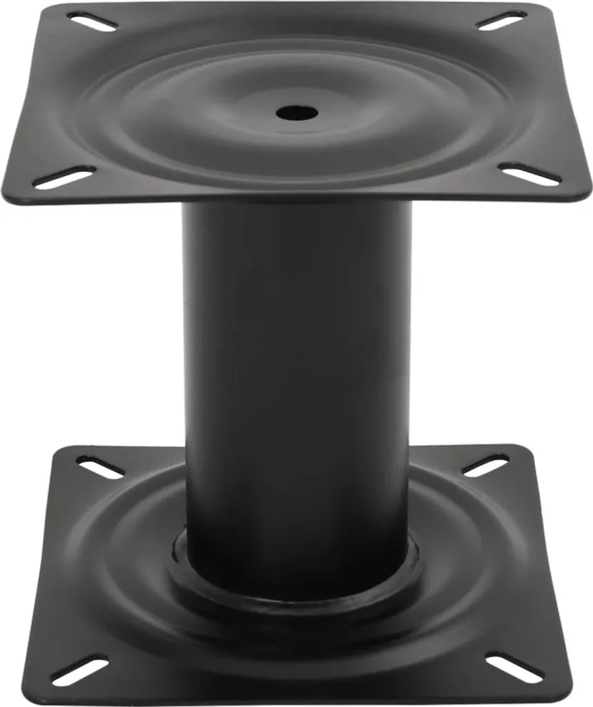 Stabilisez votre Siège de Bateau avec le Pied vidaXL Noir en Acier