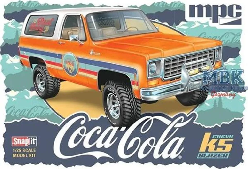 Maquette facile Chevy K5 Blazer Coca Cola MPC1022 - Rendu Pro 1/25ème